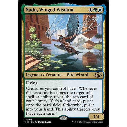 Nadu, Winged Wisdom, 193, rare, Magic: The Gathering, Modern Horizons 3