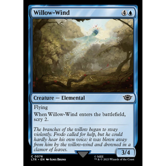 Willow-Wind, common, 76, Magic the Gathering, The Lord of the Rings: Tales of Middle-earth