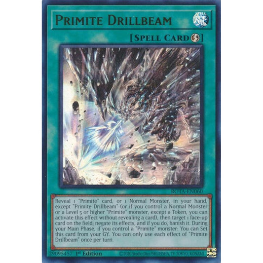 Primite Drillbeam ROTA-EN060 Ultra Yu-Gi-Oh Rage of the Abyss