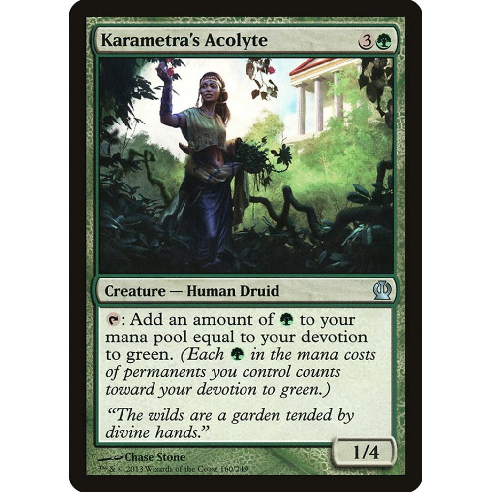 Karametra's Acolyte uncommon 160 Magic the Gathering Theros