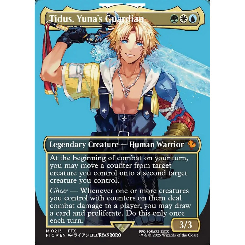 Tidus, Yuna's Guardian mythic 213 Magic the Gathering Final Fantasy Commander