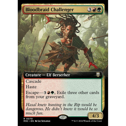 Bloodbraid Challenger, 70, rare, Magic: The Gathering, Modern Horizons 3