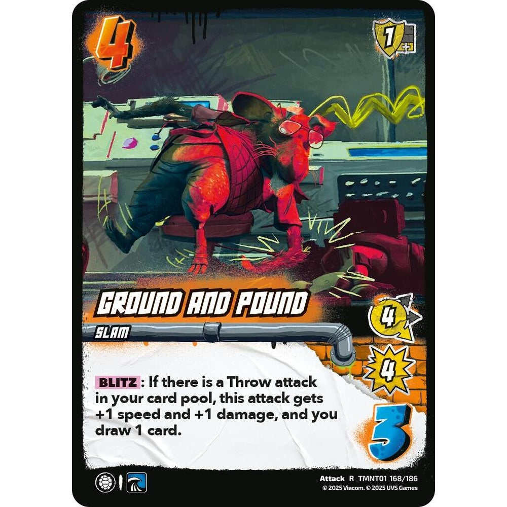 Ground and Pound 168/186 TMNT01 Universus Teenage Mutant Ninja Turtles Attack R