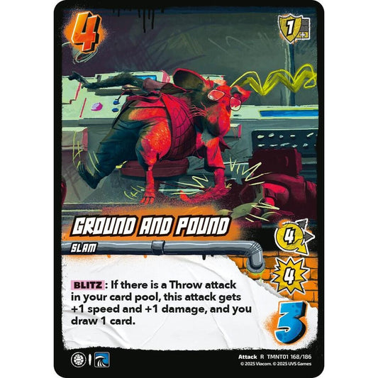 Ground and Pound 168/186 TMNT01 Universus Teenage Mutant Ninja Turtles Attack R