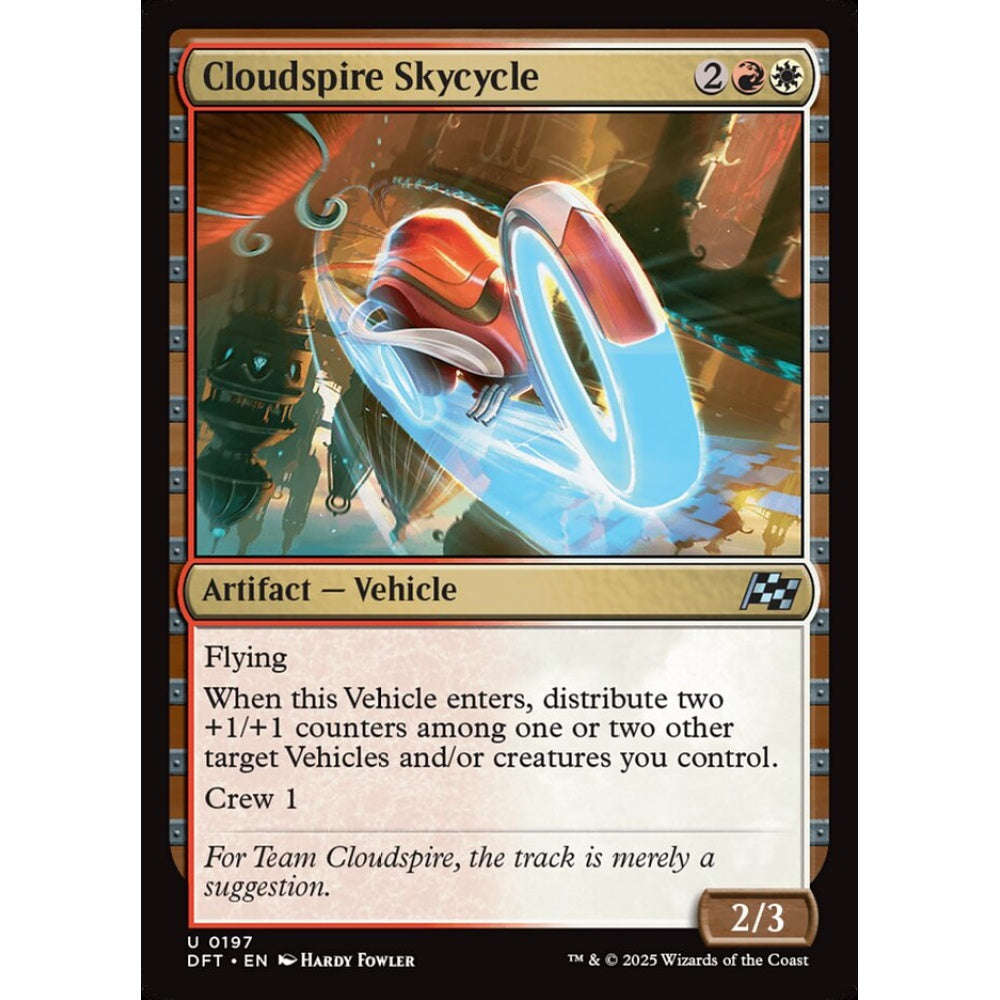 Cloudspire Skycycle, 197, uncommon, Magic: The Gathering, Aetherdrift