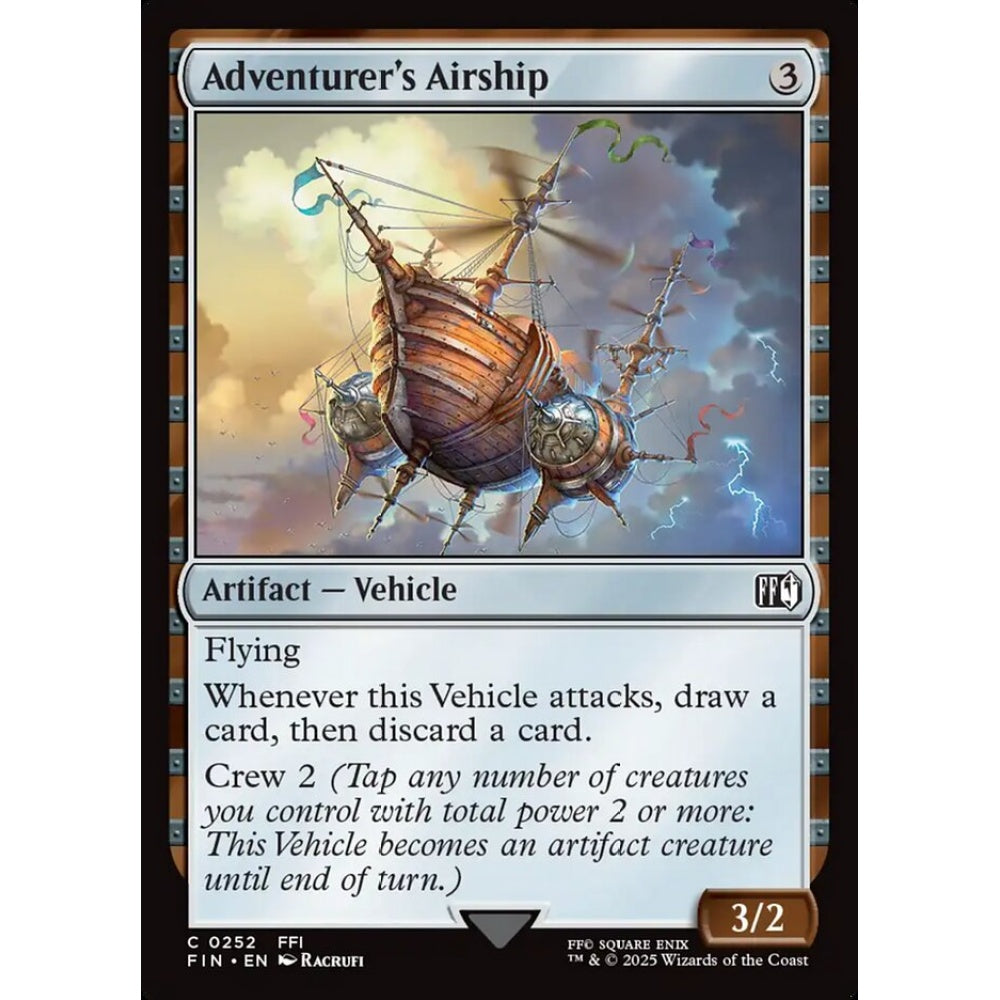 Adventurer's Airship common 252 Magic the Gathering Final Fantasy