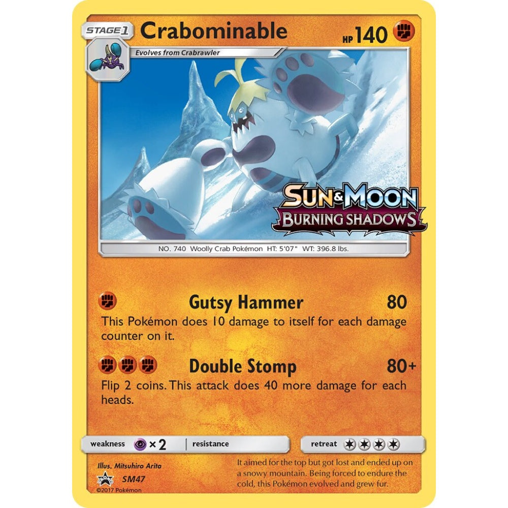 Crabominable Promo SM47 Pokemon Card Game Sun & Moon Promos