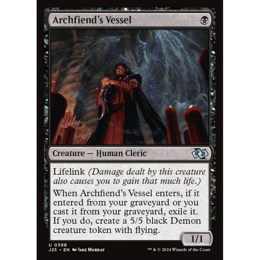 Archfiend's Vessel, 398, uncommon, Magic: The Gathering, Foundations Jumpstart