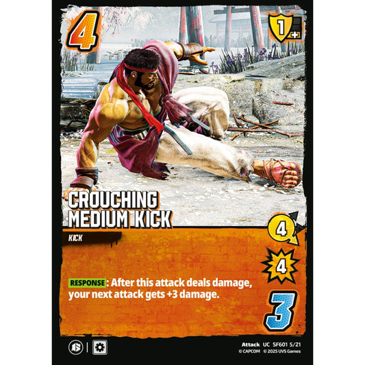 Crouching Medium Kick 5/21 SF601 Universus Street Fighter 6: Challanger Series Ryu&Luke Attack UC