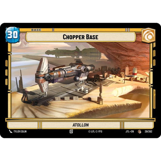 Chopper Base, C, JTL 029), Star Wars Unlimited
