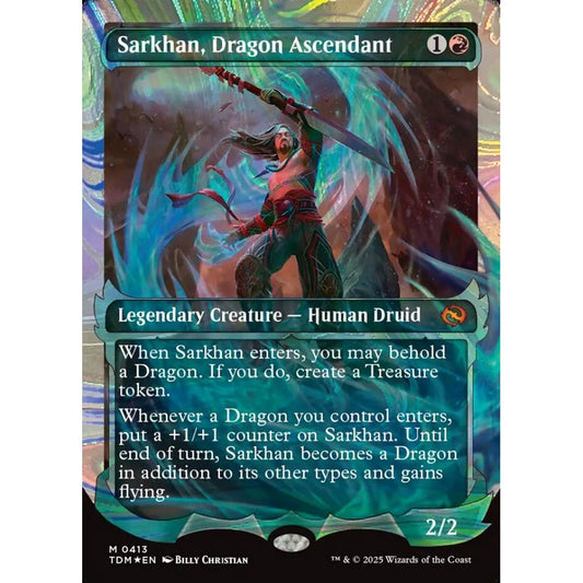 Sarkhan, Dragon Ascendant mythic 413 Magic the Gathering Tarkir: Dragonstorm