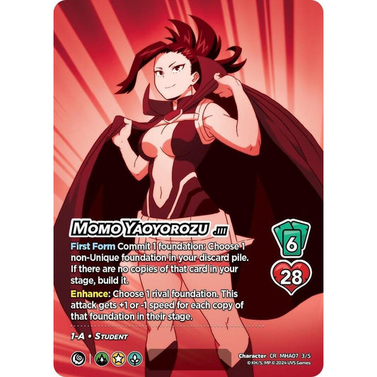 Momo Yaoyorozu, 3/5, MHA07, Universus, Girl Power, nan