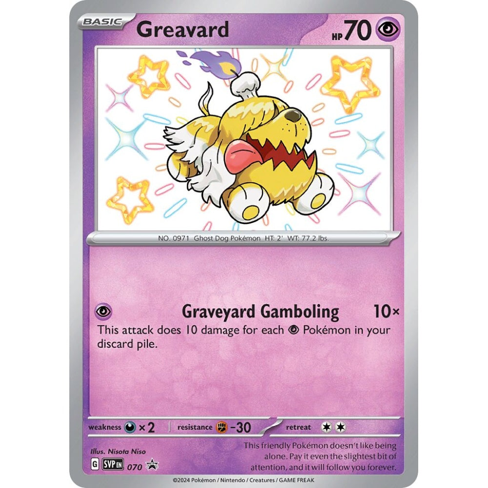 Greavard Promo 070 Pokemon Card Game Scarlet & Violet Promos