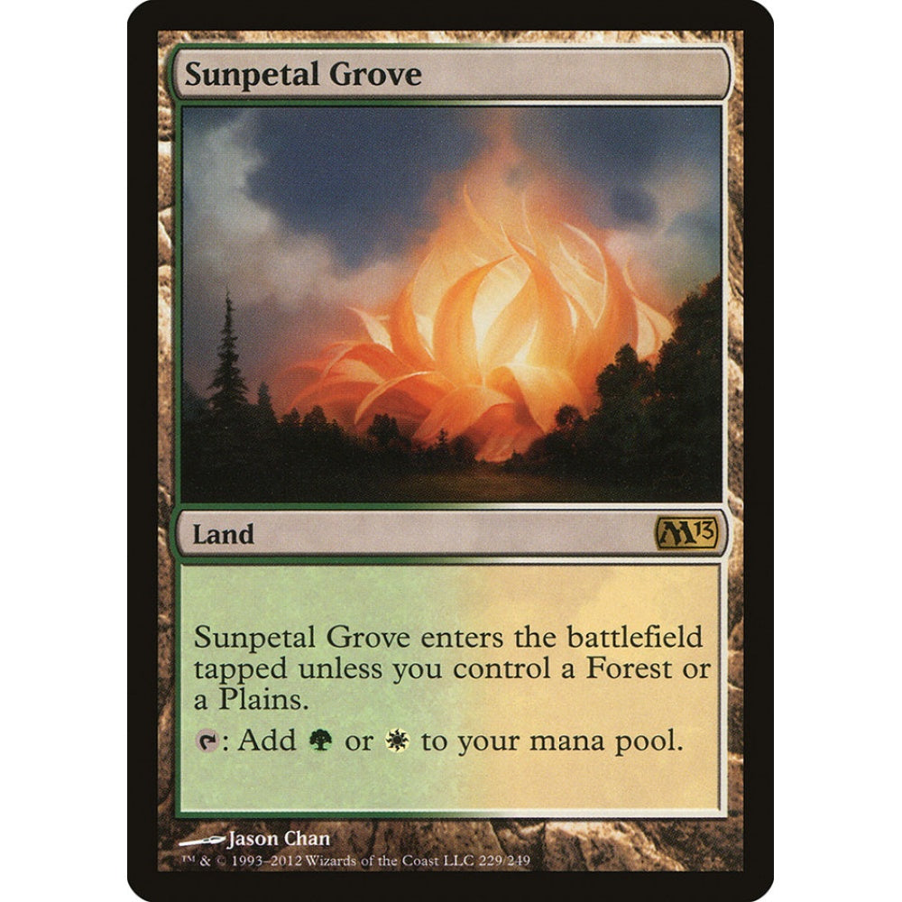 Sunpetal Grove rare 229 Magic the Gathering Magic 2013