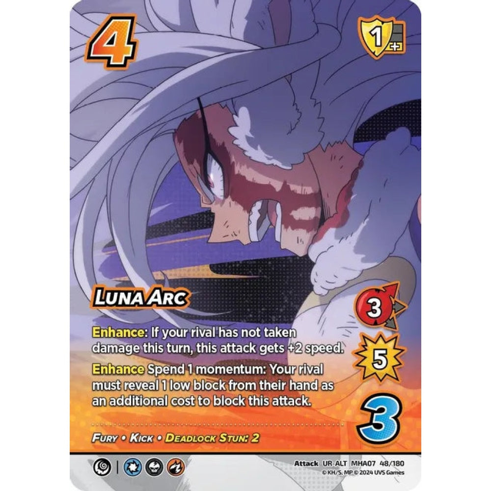 Luna Arc, 48/180, UR-ALT, UniVersus, MHA07 Girl Power