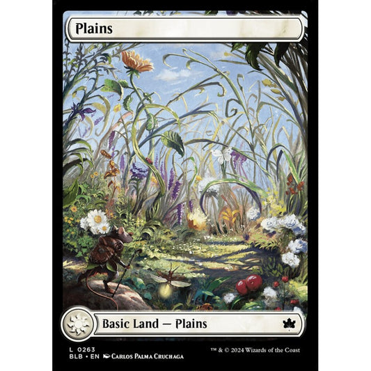 Plains, 263, common, Magic: The Gathering, Bloomburrow