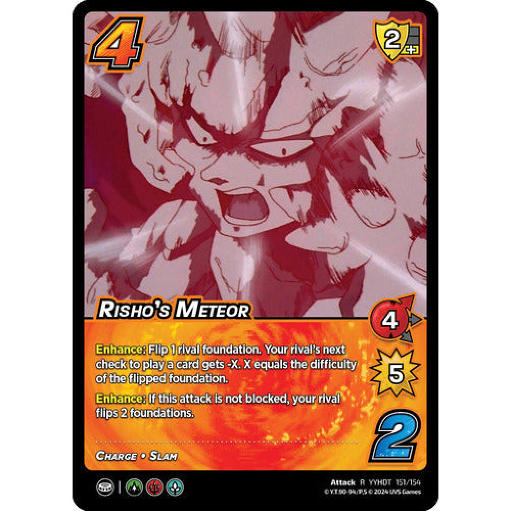 Risho's Meteor, 151/154, R, UniVersus, Yu Yu Hakusho: Dark Tournament