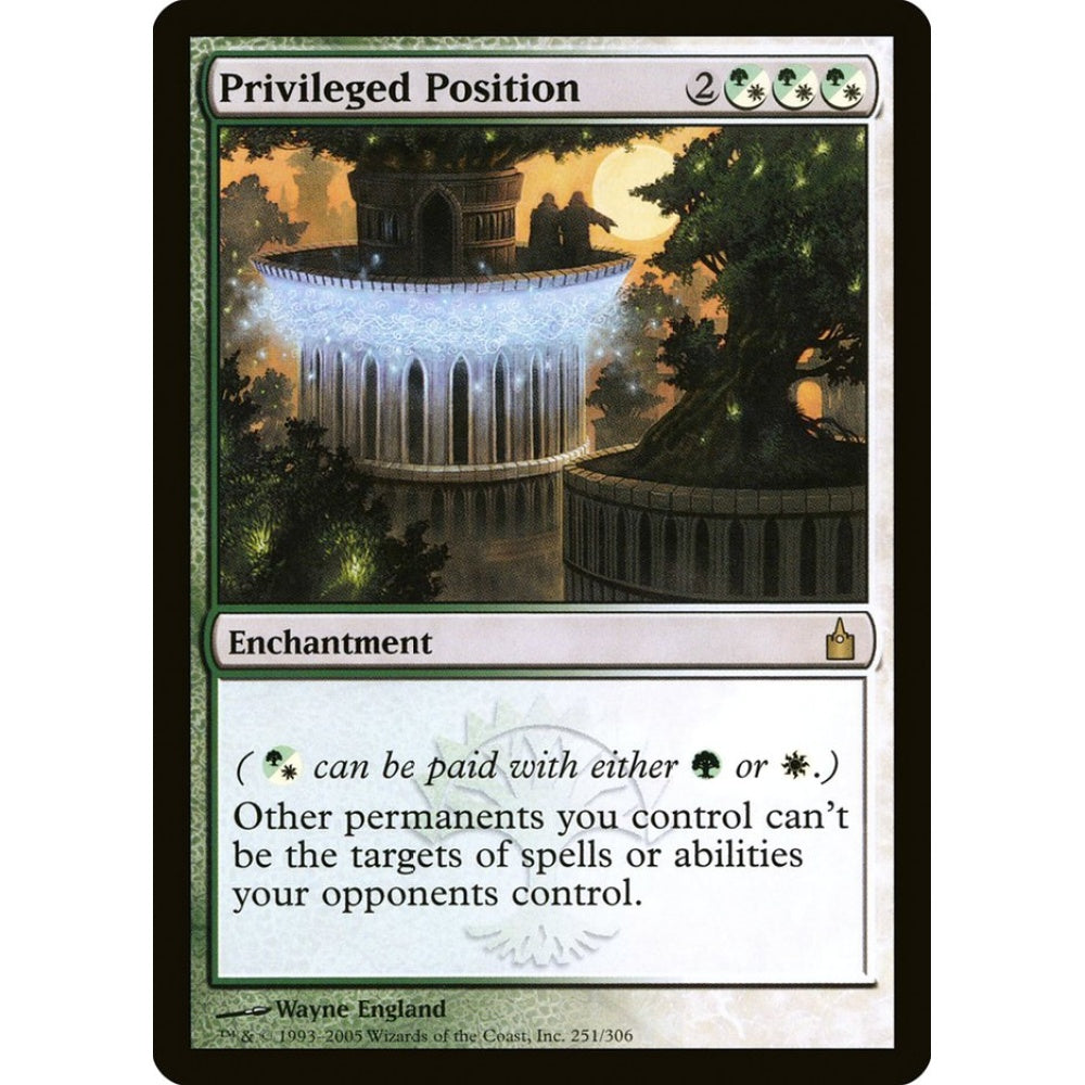 Privileged Position rare 251 Magic the Gathering Ravnica: City of Guilds