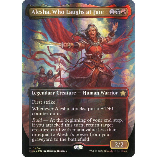 Alesha, Who Laughs at Fate, 404, rare, Magic: The Gathering, Foundations