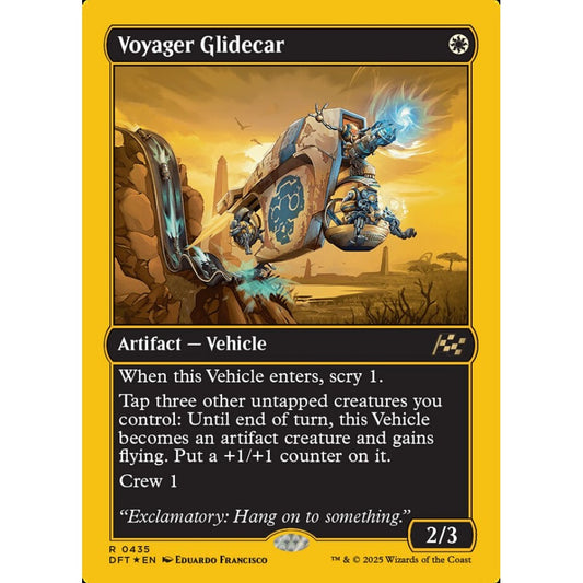 Voyager Glidecar, 435, rare, Magic: The Gathering, Aetherdrift