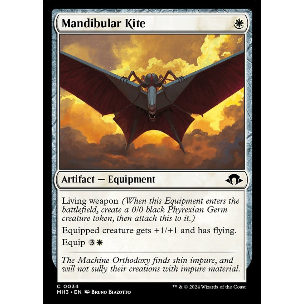 Mandibular Kite, 34, common, Magic: The Gathering, Modern Horizons 3