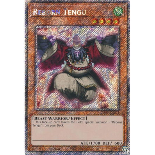 Reborn Tengu (Platinum Secret Rare) RA03-EN251 Platinum Rare Yu-Gi-Oh Quarter Century Bonanza