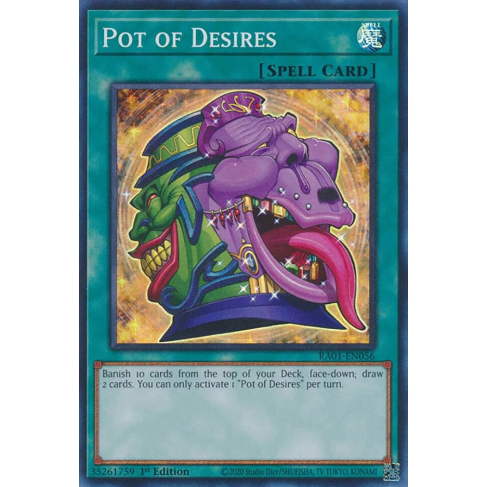 Pot of Desires RA01-EN056 Super Yu-Gi-Oh 25th Anniversary Rarity Collection