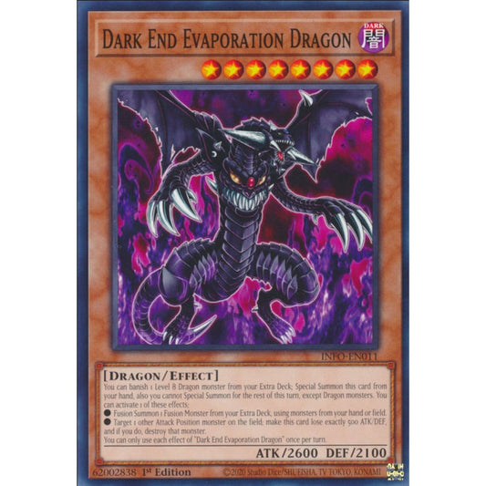 Dark End Evaporation Dragon, INFO-EN011, Common, Yu-Gi-Oh!, The Infinite Forbidden