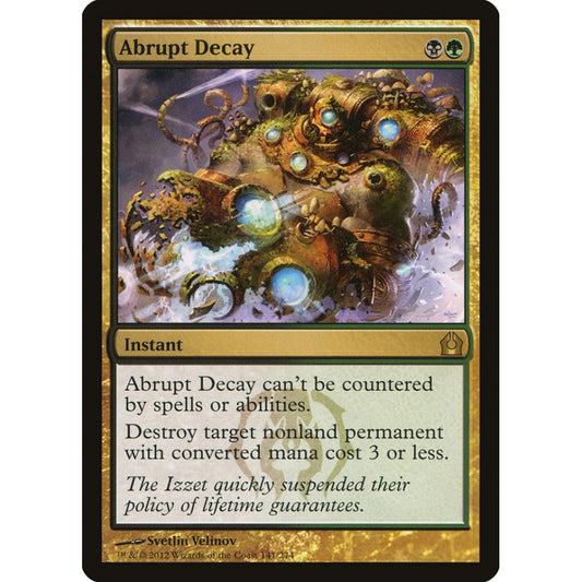 Abrupt Decay rare 141 Magic the Gathering Return to Ravnica