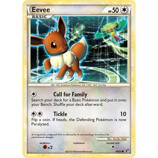 Eevee Common 48/90 Pokemon Card Game Undaunted