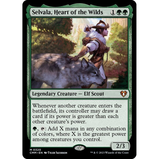 Selvala, Heart of the Wilds mythic 320 Magic the Gathering Commander Masters