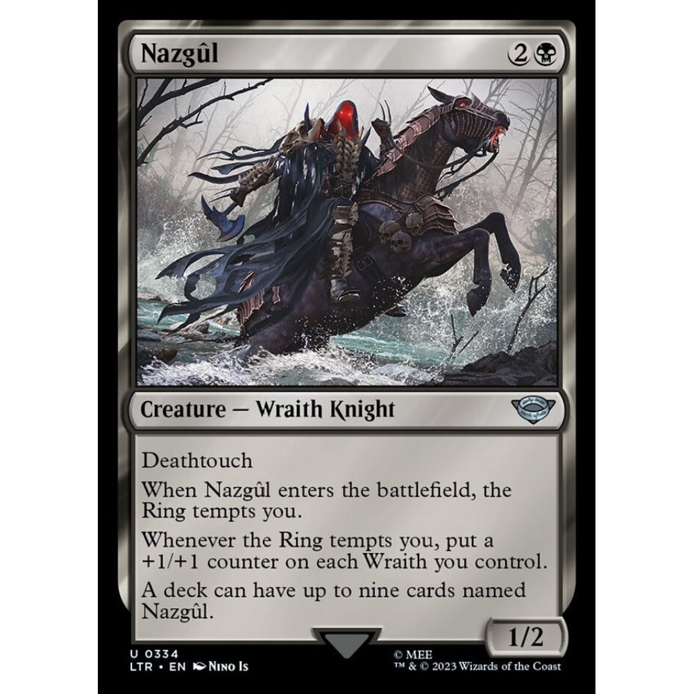 Nazgûl, uncommon, 334, Magic the Gathering, The Lord of the Rings: Tales of Middle-earth