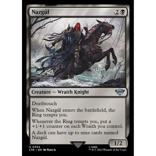 Nazgûl, uncommon, 334, Magic the Gathering, The Lord of the Rings: Tales of Middle-earth