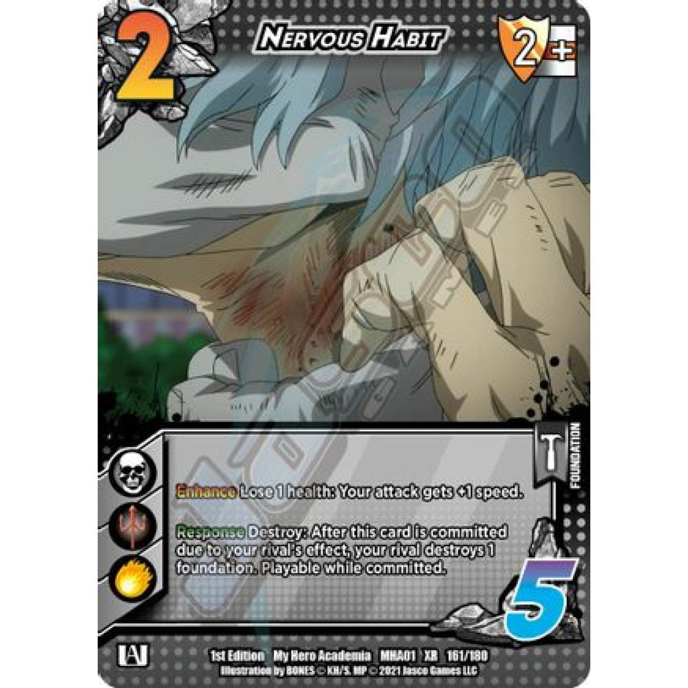 Nervous Habit, 161/180, XR, UniVersus, MHA01 My Hero Academia