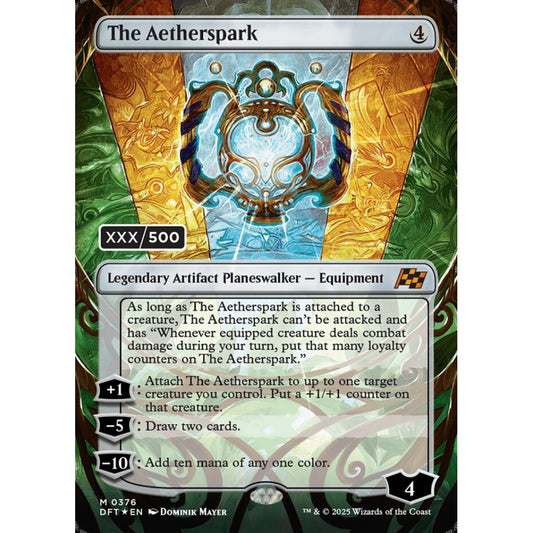 The Aetherspark, 376, mythic, Magic: The Gathering, Aetherdrift