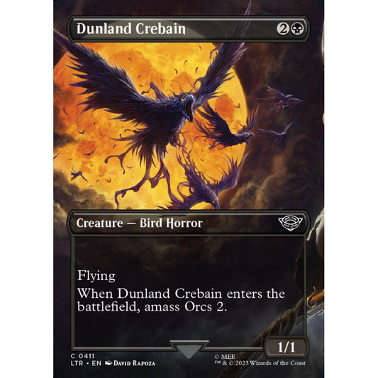 Dunland Crebain, common, 411, Magic the Gathering, The Lord of the Rings: Tales of Middle-earth