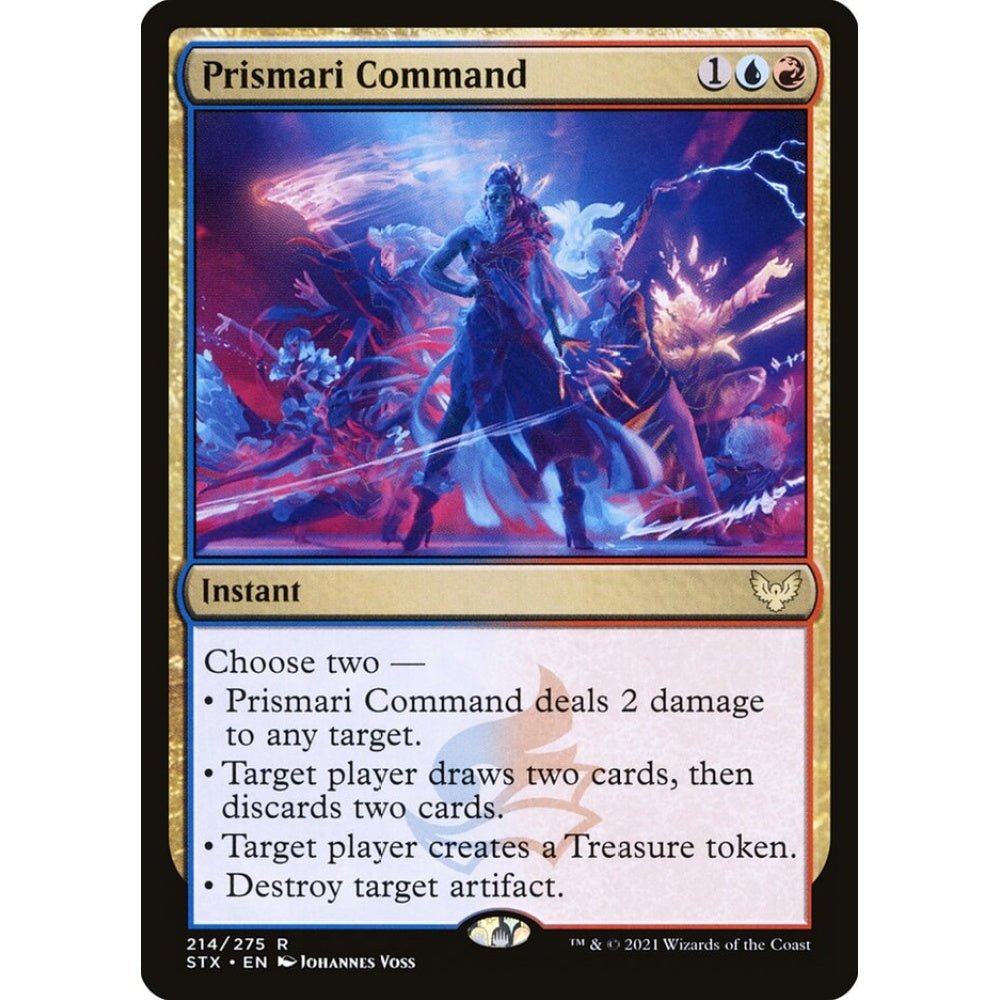 Prismari Command rare 214 Magic the Gathering Strixhaven: School of Mages