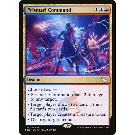 Prismari Command rare 214 Magic the Gathering Strixhaven: School of Mages