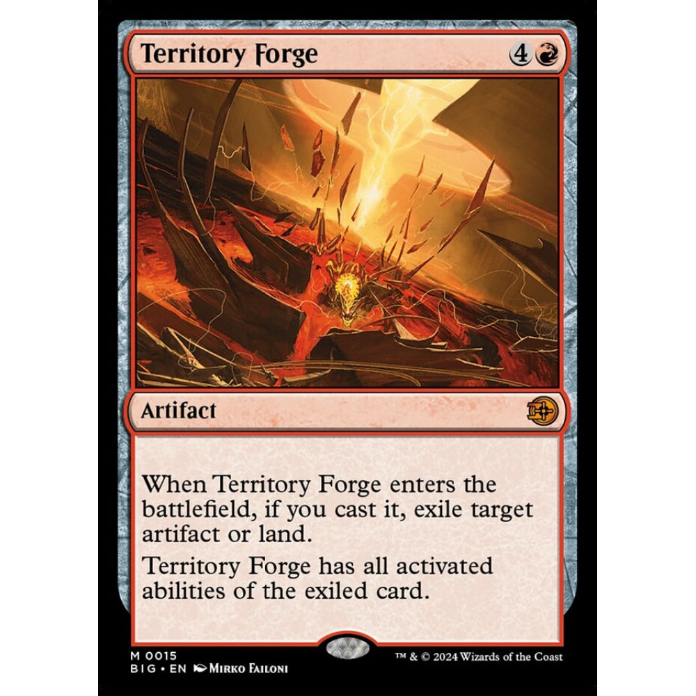Territory Forge, 15, mythic, Magic: The Gathering, Outlaws of Thunder Junction