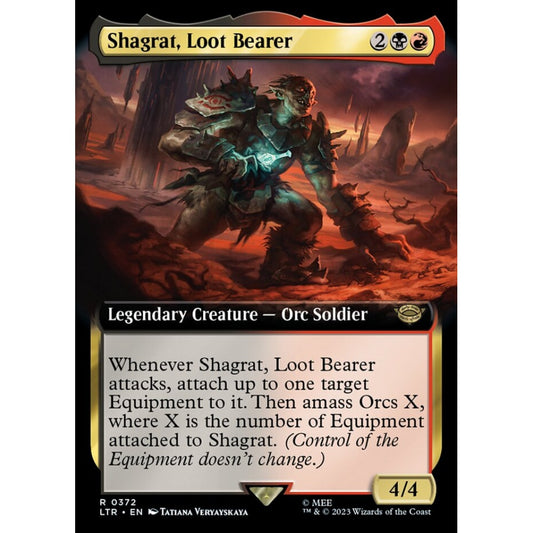 Shagrat, Loot Bearer, rare, 372, Magic the Gathering, The Lord of the Rings: Tales of Middle-earth