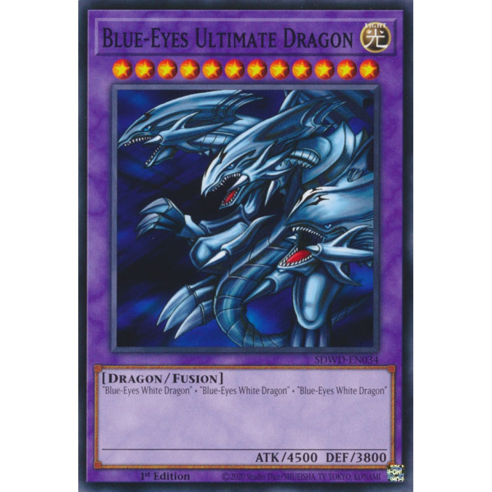 Blue-Eyes Ultimate Dragon RA03-EN178 Platinum Platinum Secret Rare Yu-Gi-Oh Quarter Century Bonanza in Art