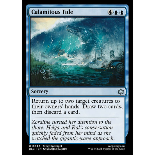 Calamitous Tide, 43, uncommon, Magic: The Gathering, Bloomburrow