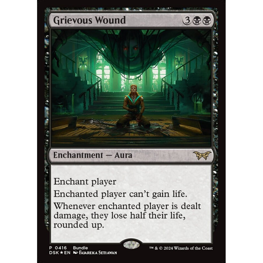 Grievous Wound, 416, rare, Magic: The Gathering, Duskmourn: House of Horror