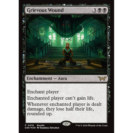 Grievous Wound, 416, rare, Magic: The Gathering, Duskmourn: House of Horror