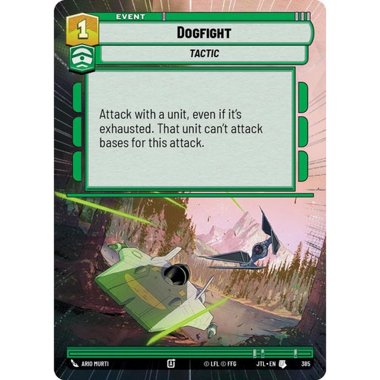 Dogfight, U, JTL 385) Hyperspace, Star Wars Unlimited