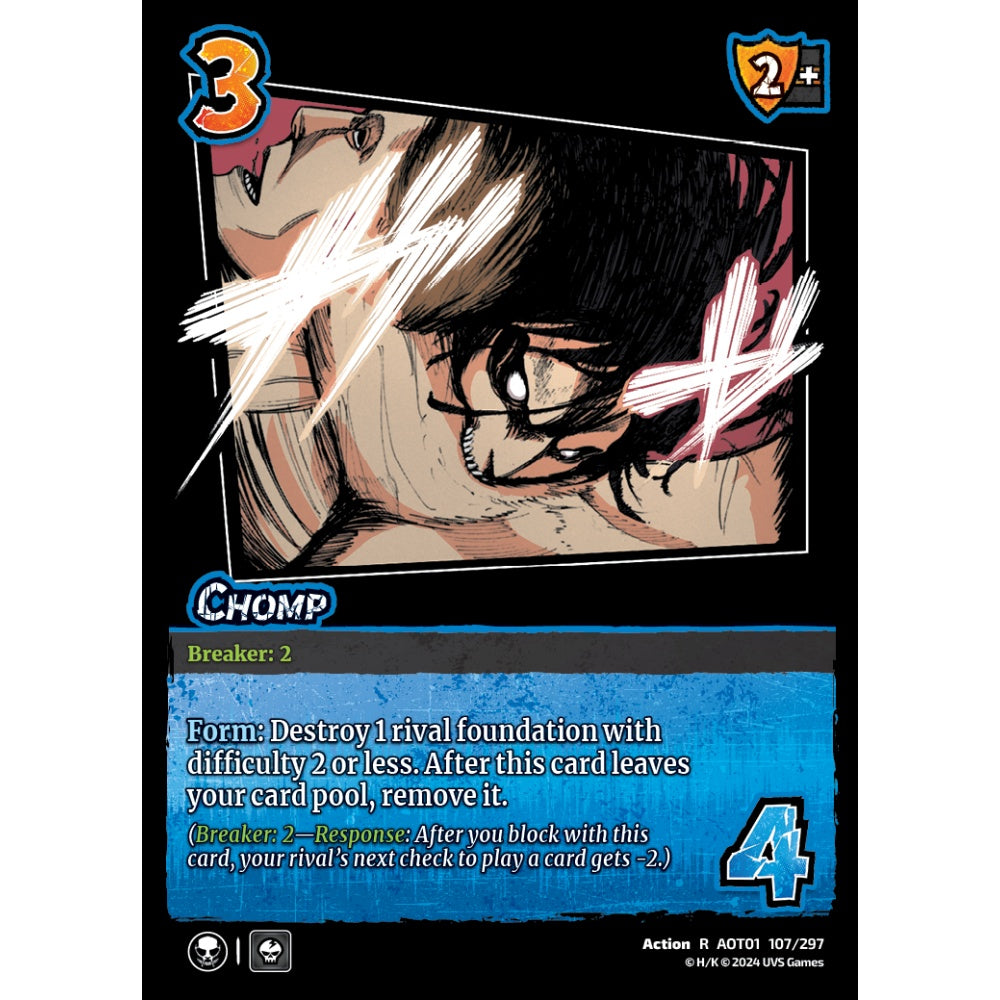 Chomp, 107/297, R, UniVersus, Attack on Titan: Battle for Humanity