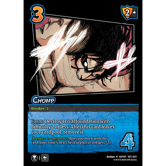 Chomp, 107/297, R, UniVersus, Attack on Titan: Battle for Humanity