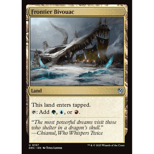 Frontier Bivouac, 157, uncommon, Magic: The Gathering, Aetherdrift Commander
