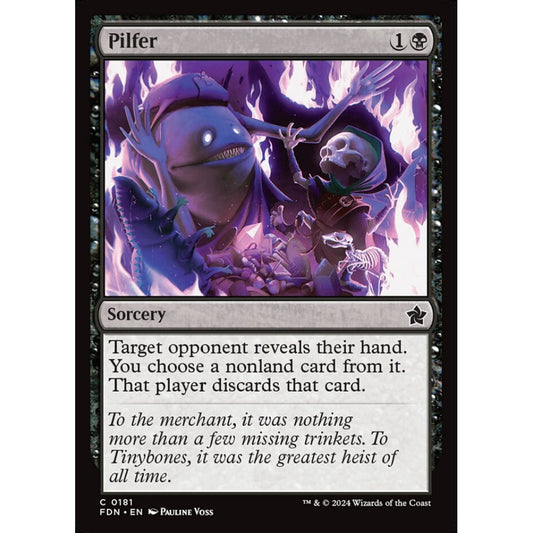 Pilfer, 181, common, Magic: The Gathering, Foundations
