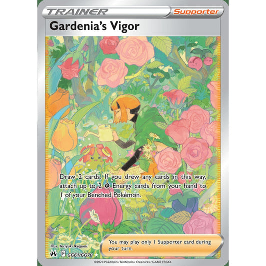 Gardenia's Vigor Full Art GG61/GG70 Pokemon Card Game Crown Zenith